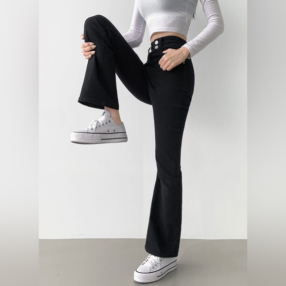 Bokplace high waisted black jeans - Picture 6 of 8